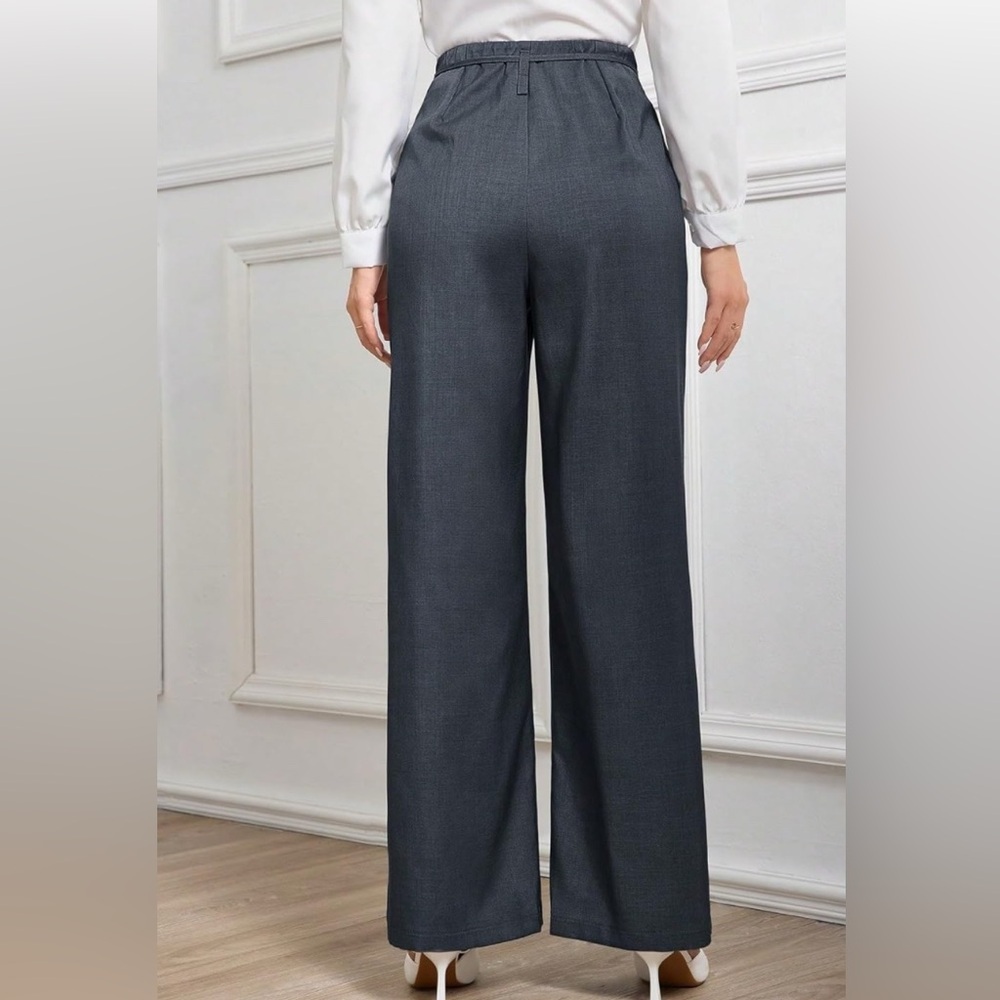 Wide Leg Long Pant for Women Straight Leg Pants - Picture 6 of 6